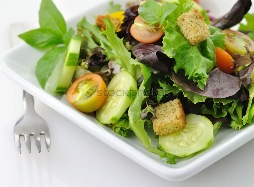 Similar – Vegan tofu salad with tomatoes and lamb’s lettuce