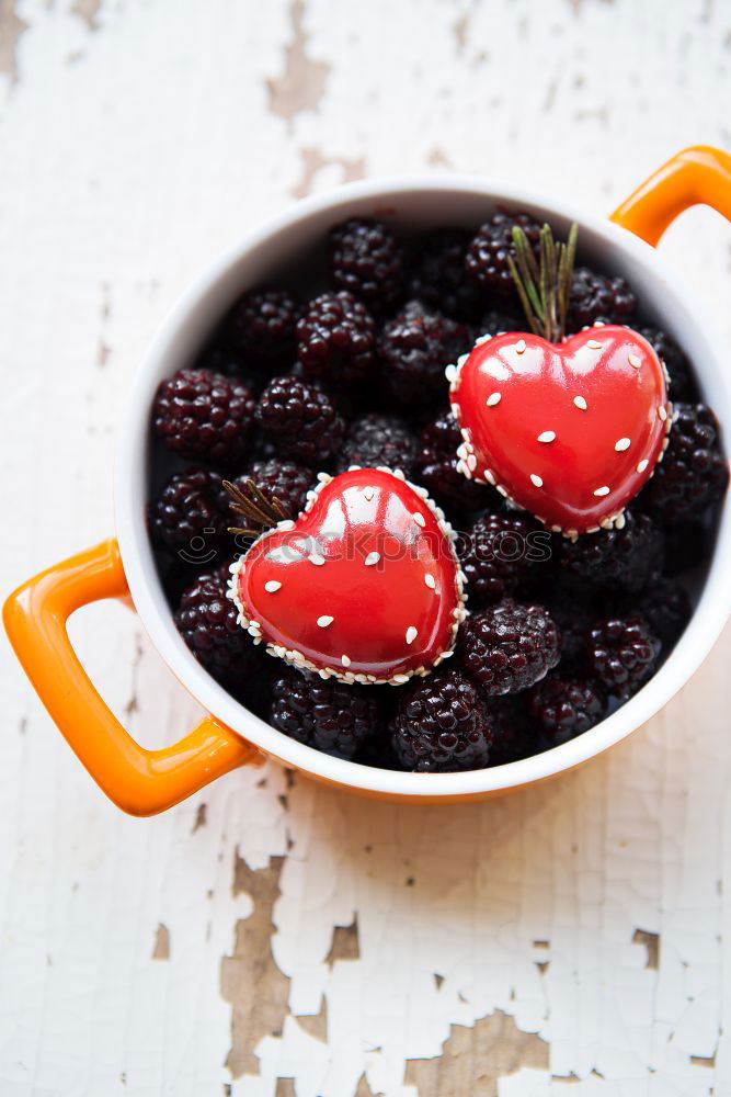 Similar – Homemade jam on wooden table