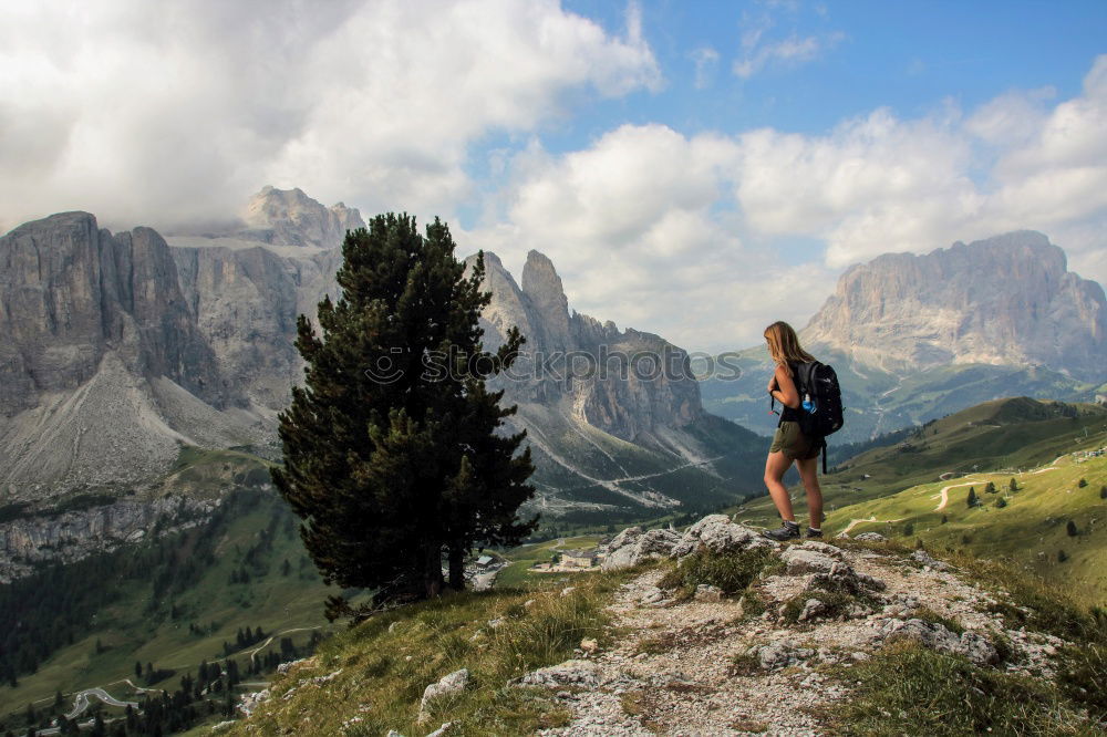 Similar – Image, Stock Photo Dolomites High plain