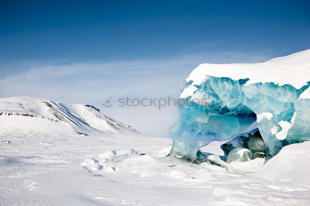 Similar – Image, Stock Photo Glacier sculptures Nature