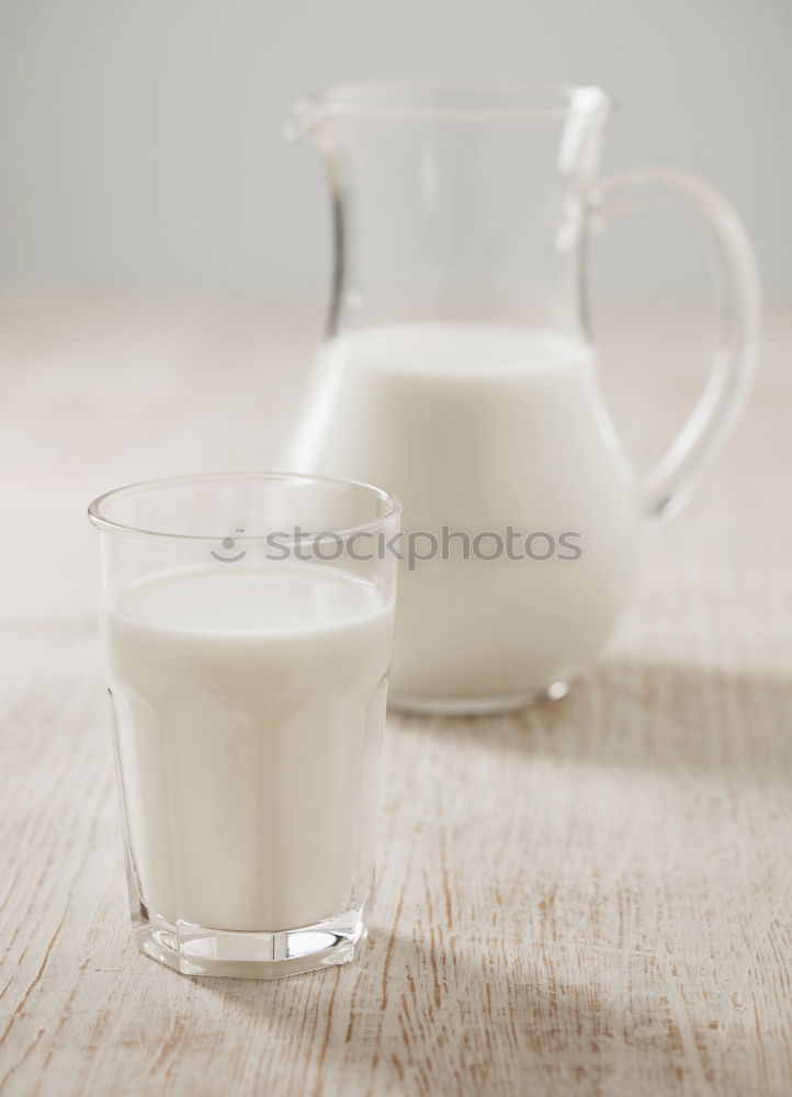 Similar – homemade yogurt in a glass jar