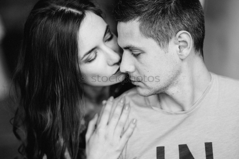 Similar – Image, Stock Photo Lovely couple sitting at home