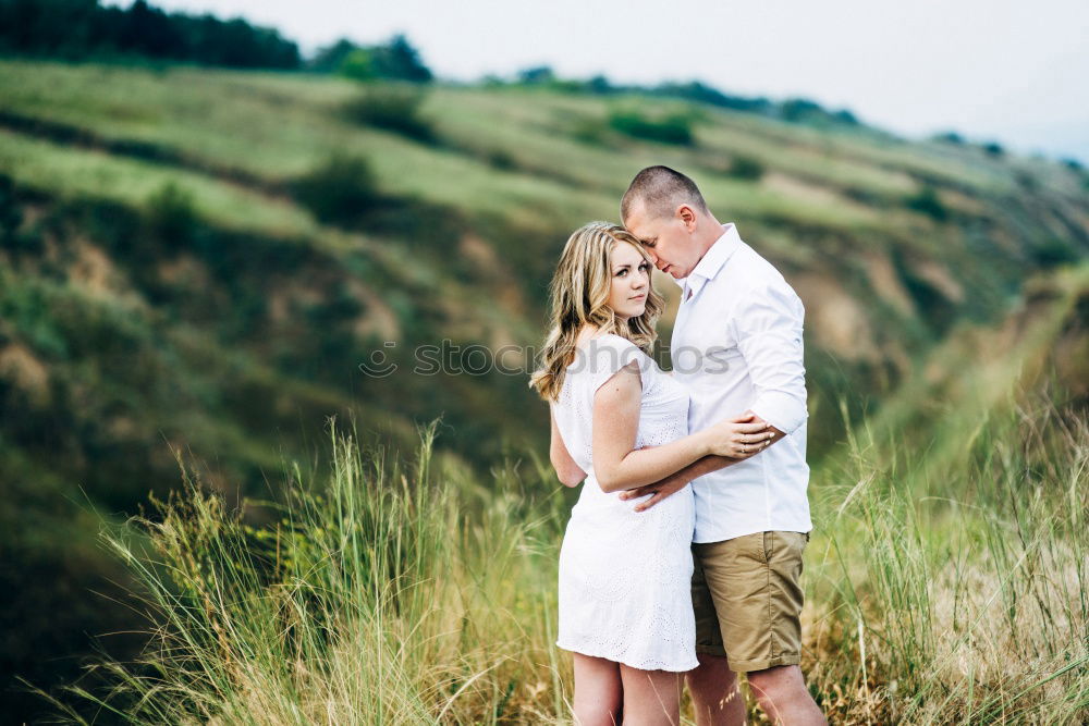 Similar – happy lovers on Holiday in the alps mountains