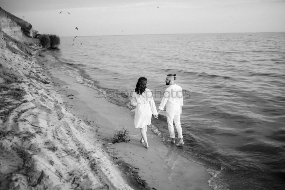 Similar – Image, Stock Photo angels Freedom Beach Ocean