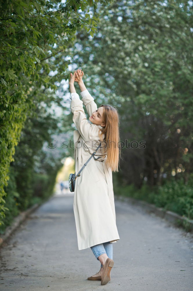 Similar – Image, Stock Photo A dance of joy in the countryside