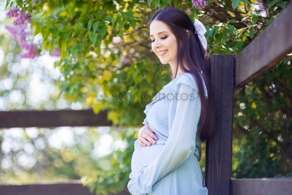 Similar – Image, Stock Photo Attractive fashionable woman in evening light