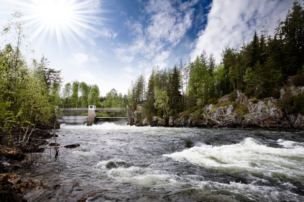 Similar – Image, Stock Photo Lütsche Dam / Thuringia