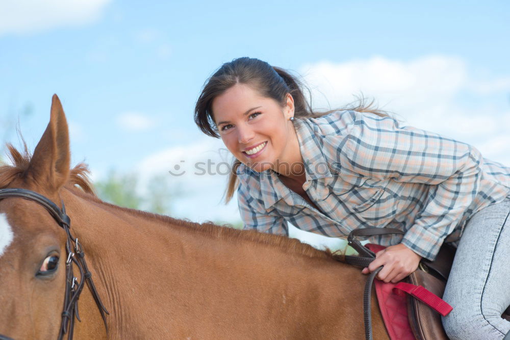 Similar – A man and his pony