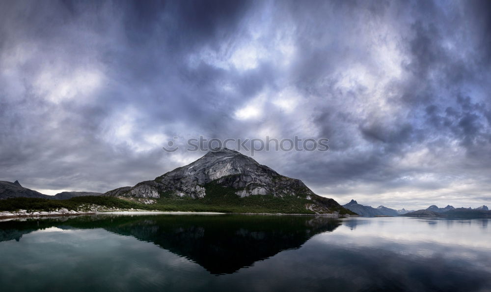 Similar – Landscape on the Faroe Islands as seen from Vidareidi