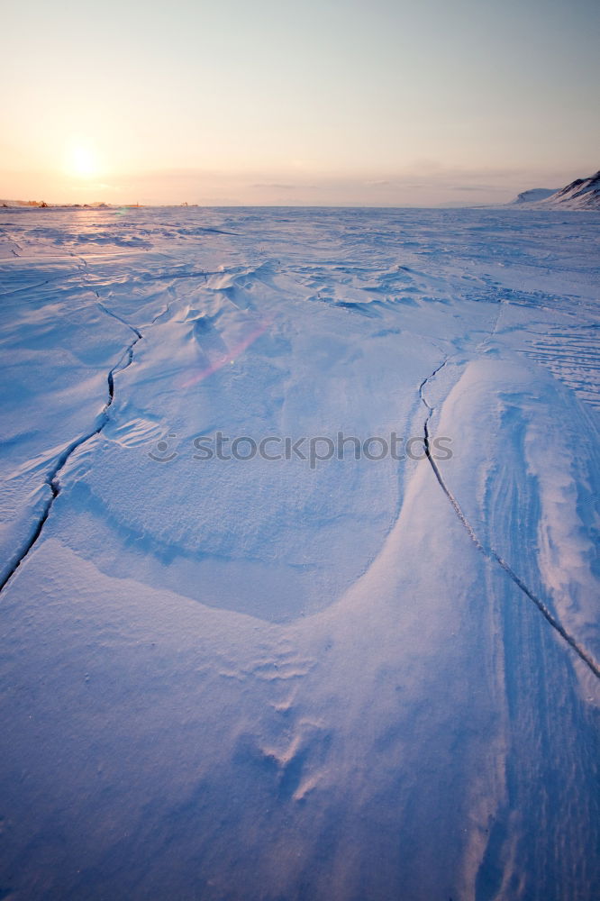 Image, Stock Photo Winter Svalbard Landscape