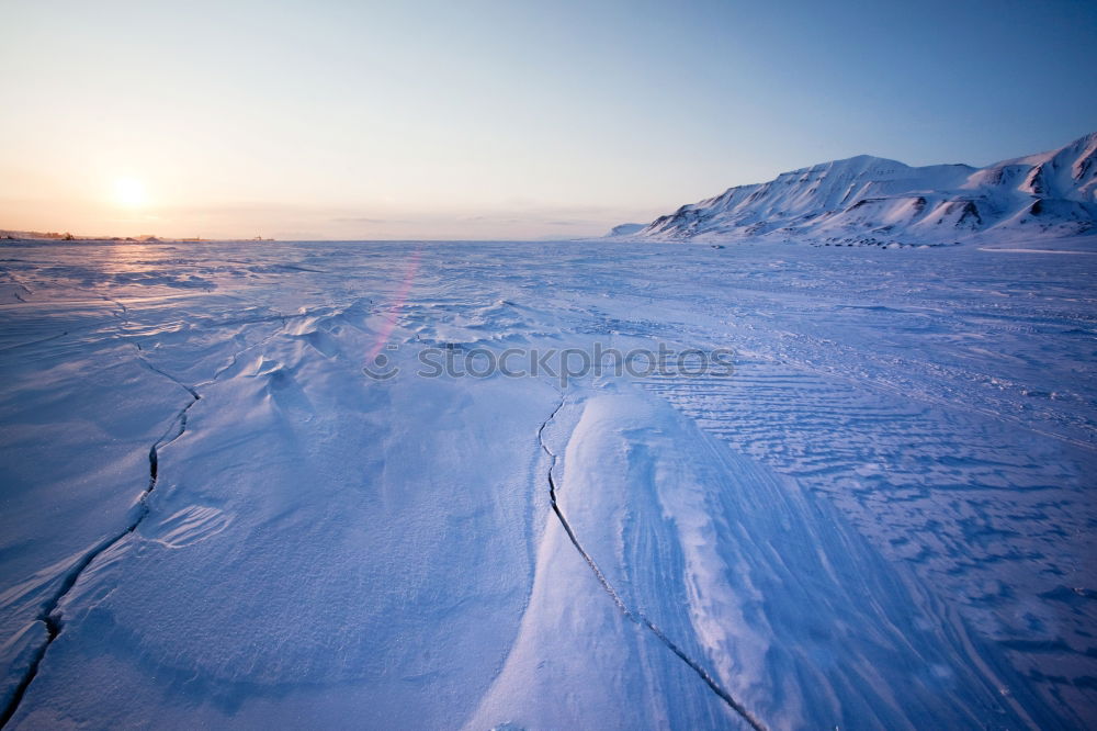 Similar – Image, Stock Photo Winter Svalbard Landscape