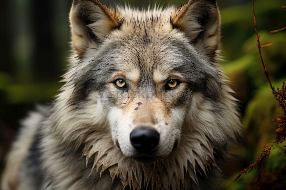 Similar – Image, Stock Photo inquisitiveness Wolf Snout