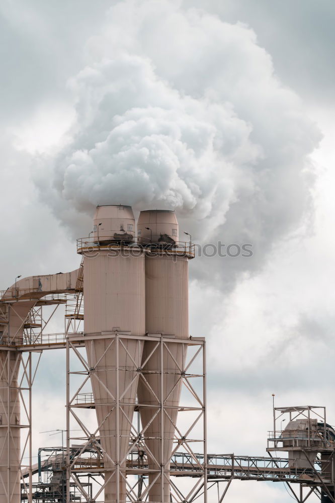 Similar – Image, Stock Photo steam bath Factory Economy