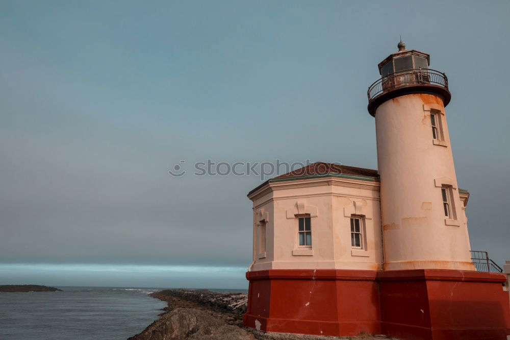 Similar – One lighthouse red-white