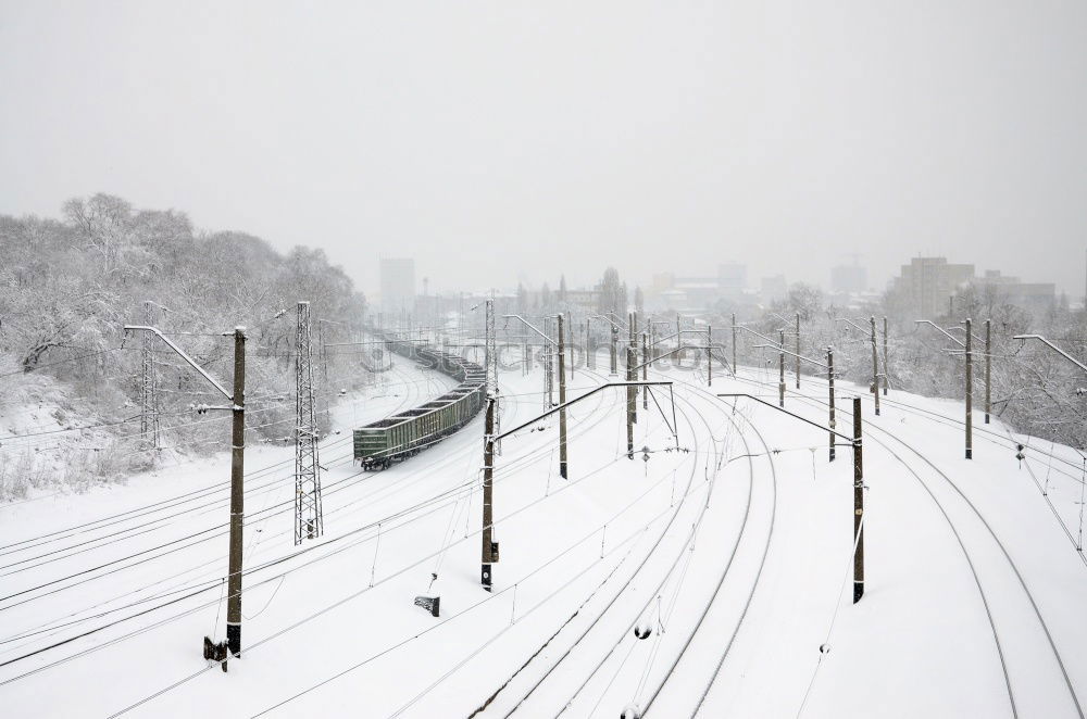 Verkehrswege Winter Eis