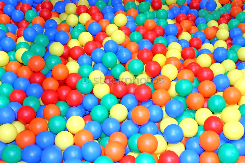 Similar – countless colorful balls made of plastic are the classic for children’s fun