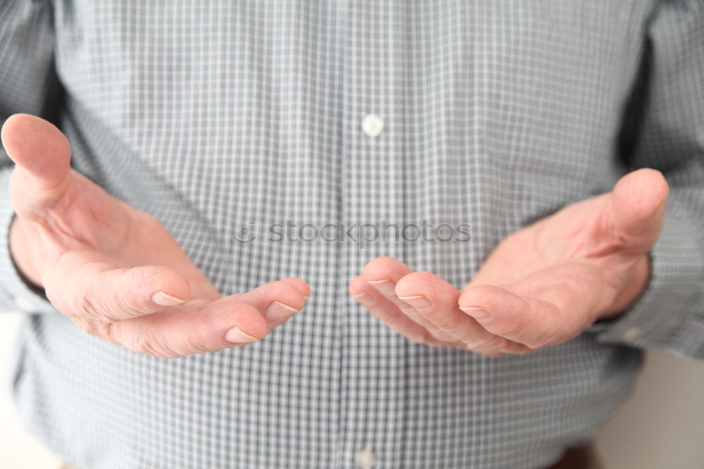 Image, Stock Photo Man wearing a shirt