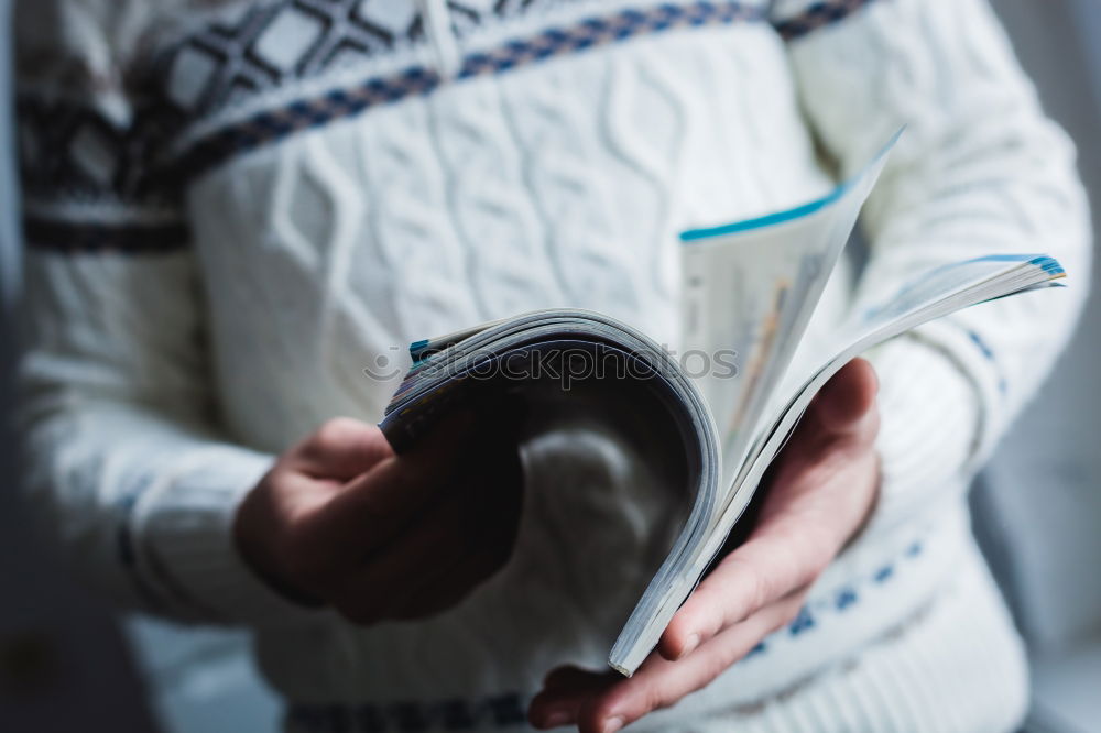 Similar – Image, Stock Photo Woman sleeping with book