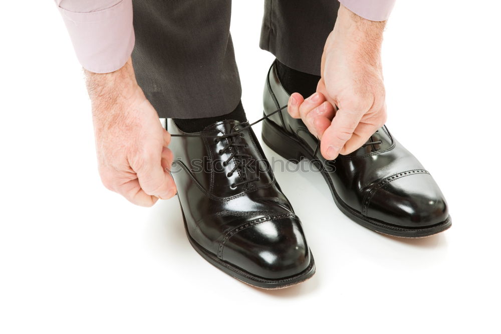 Similar – Image, Stock Photo Man wearing elegant boots