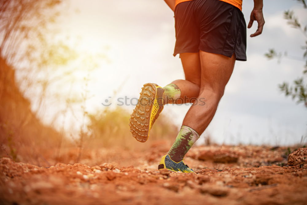 Similar – Image, Stock Photo Close up of legs stretching.