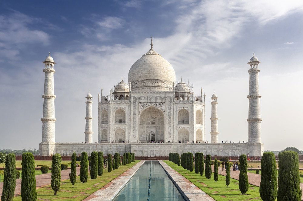 Similar – Image, Stock Photo taj mahal im rampenlicht