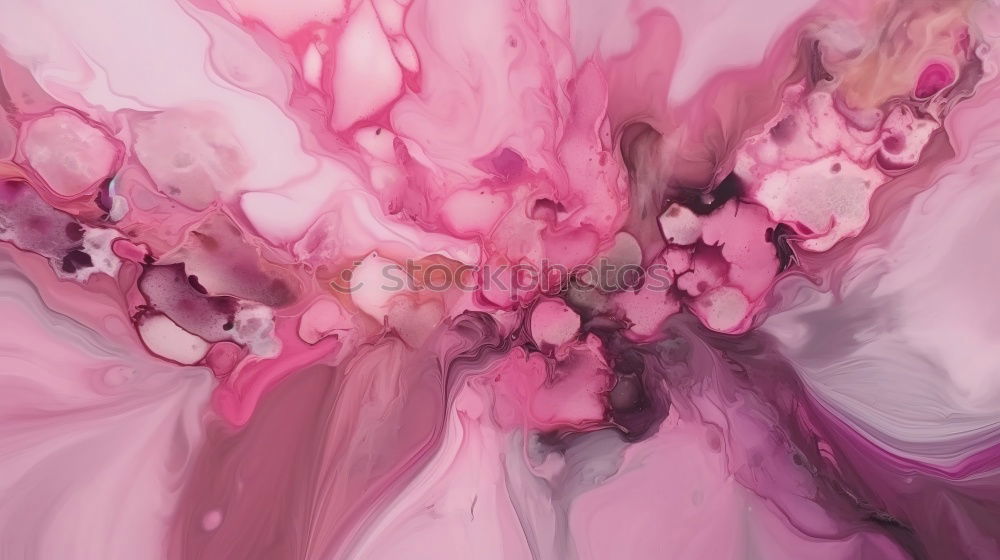 Image, Stock Photo Abstract flow of liquid paints in mix