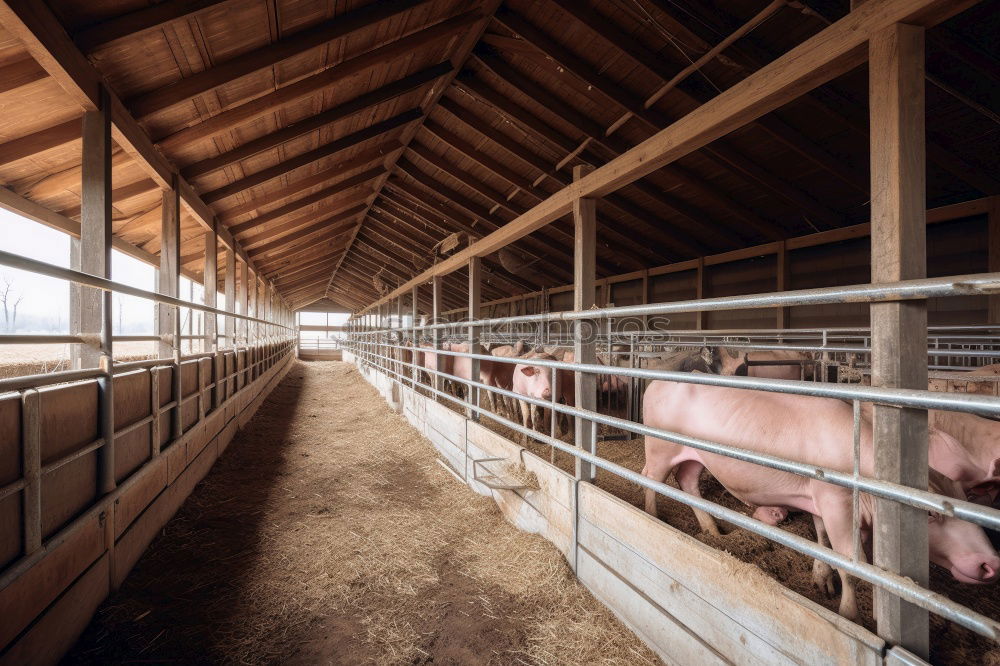 Similar – Image, Stock Photo lucky pig Swine Farm