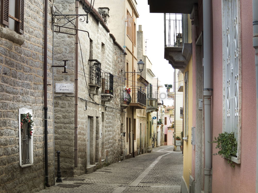 Similar – Image, Stock Photo Smiling woman in alley