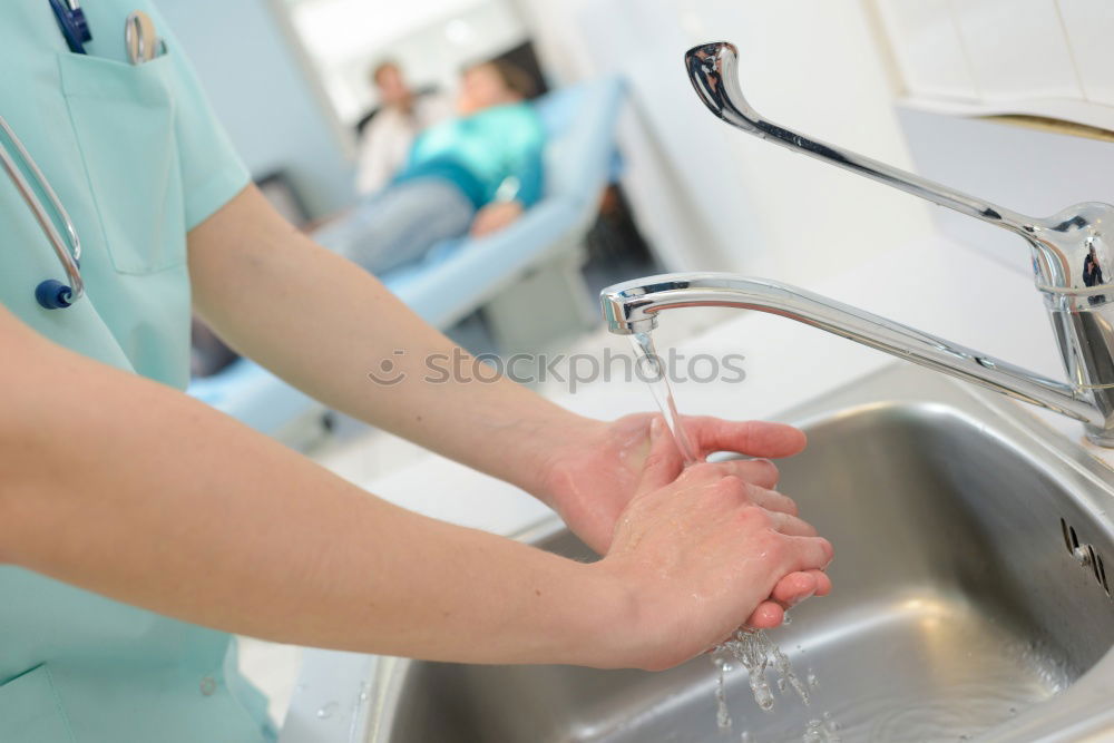 blue Tap Sink Soap