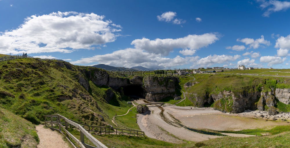 Image, Stock Photo Smoo Cave at the Atlantic coast near Durness in Scotland