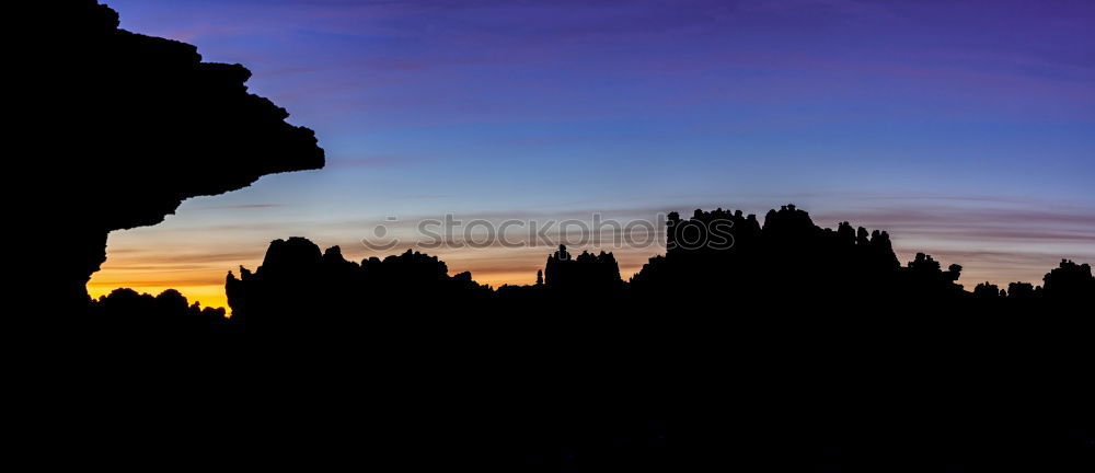 Image, Stock Photo Sun grazes the rocks