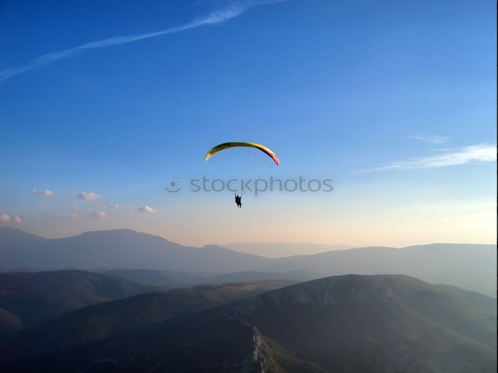 Image, Stock Photo paragliding Paragliding