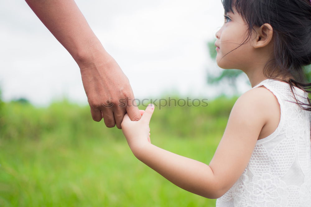 Similar – Image, Stock Photo Couple at road in countryside