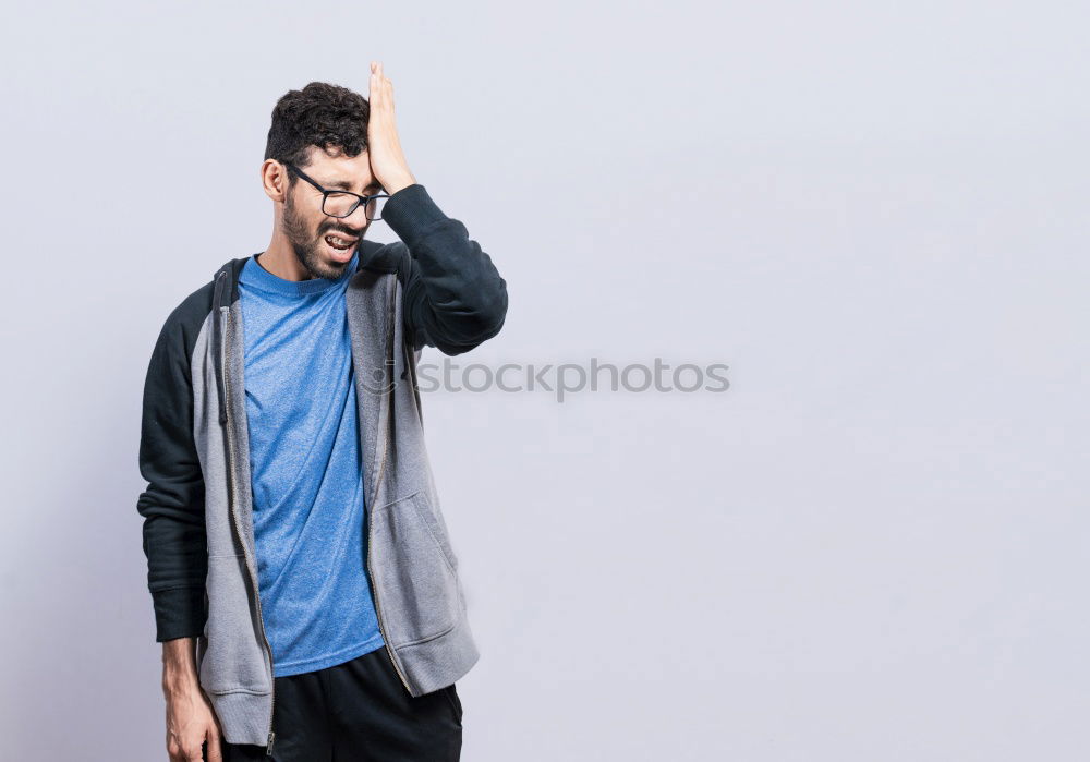 Image, Stock Photo Language man