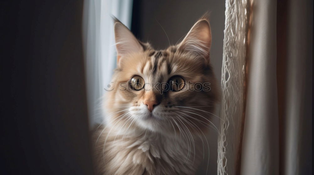 Similar – Image, Stock Photo in hiding Animal Pet Cat