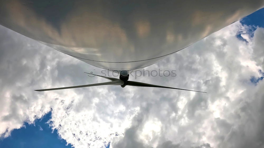 Image, Stock Photo Attachment to the upper part of an ultralight aircraft