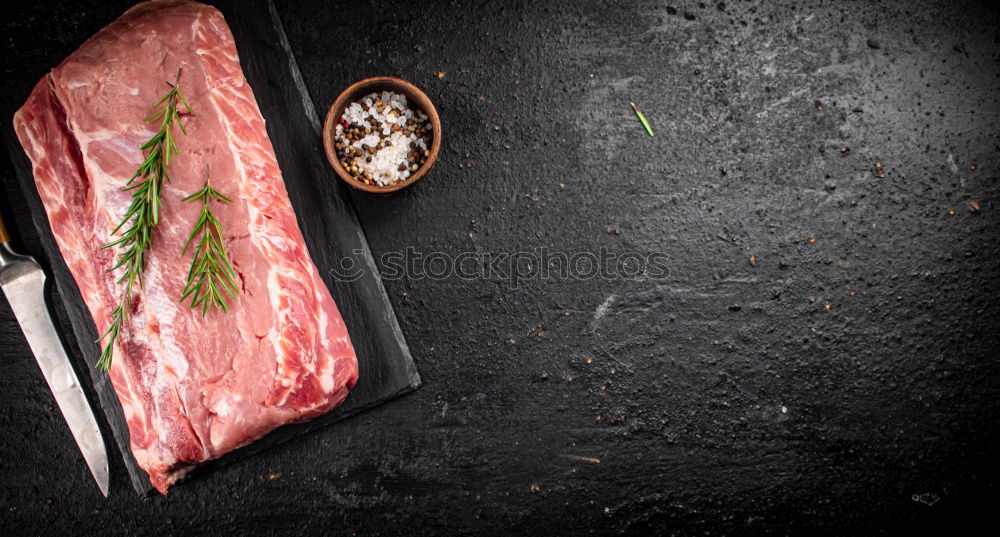 Similar – #A# Steak with olive oil