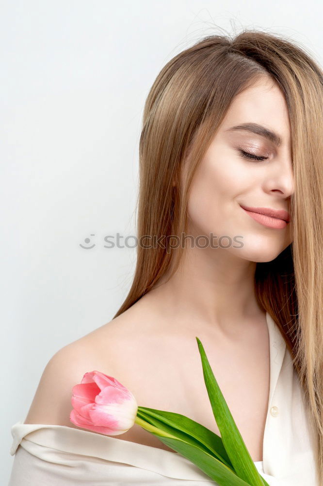 Similar – Image, Stock Photo Attractive woman at window