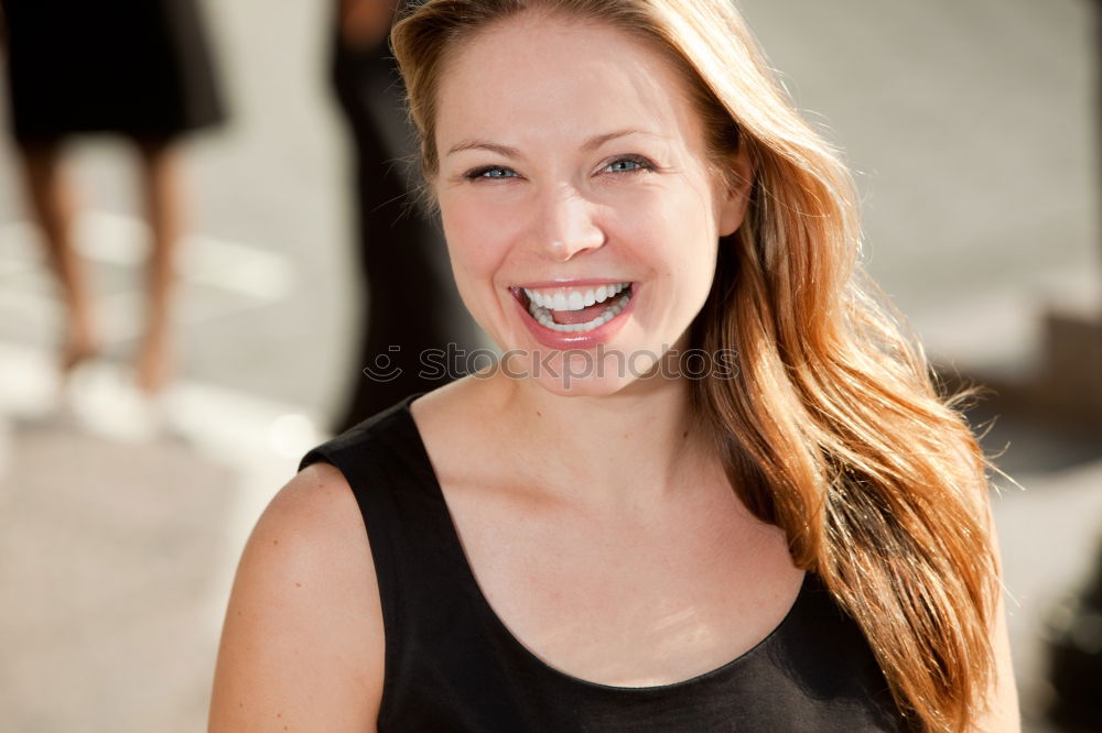 Similar – Happy Young Woman With Piercings