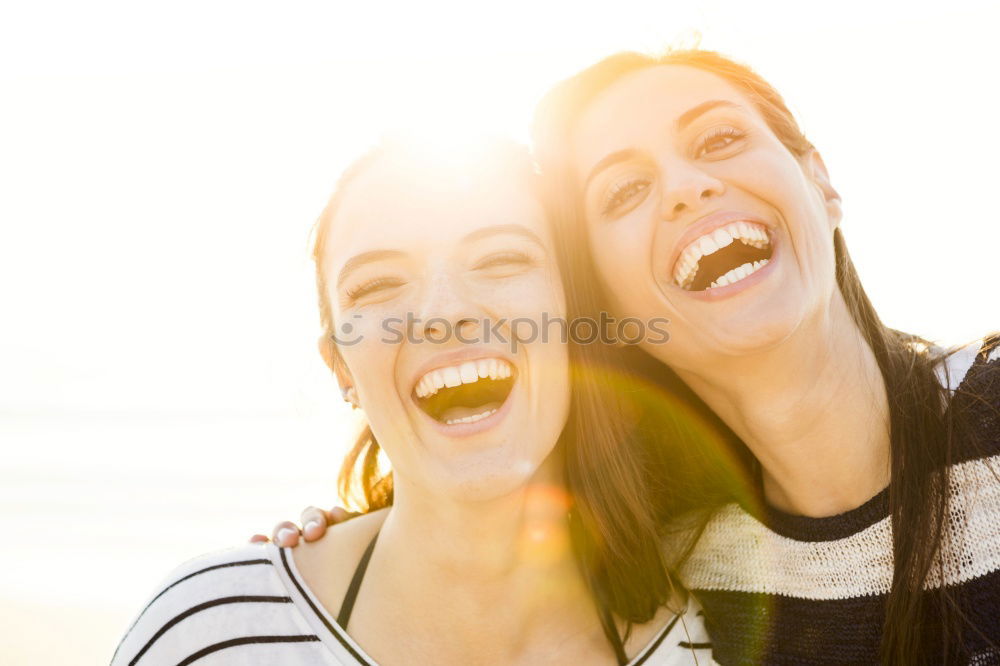 Similar – Beautiful women smiling and having fun.