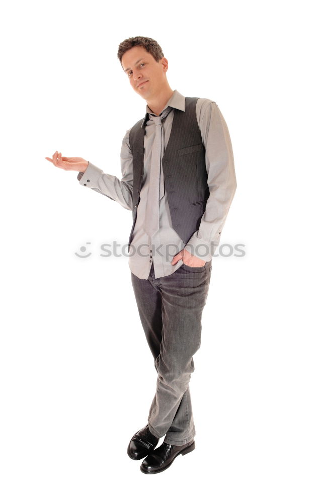 Similar – Image, Stock Photo Attractive teenager guy in a park