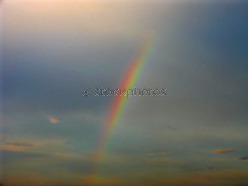 Image, Stock Photo Rainbow over Plano Piloto / Brasilia DF