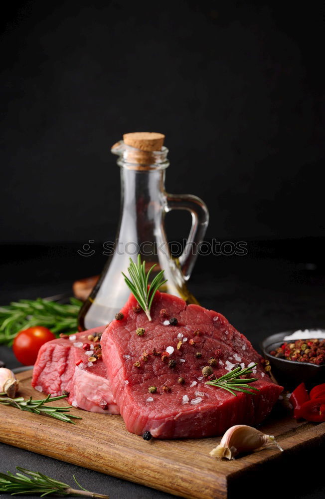 Similar – Image, Stock Photo A good steak Mignon, medium fried
