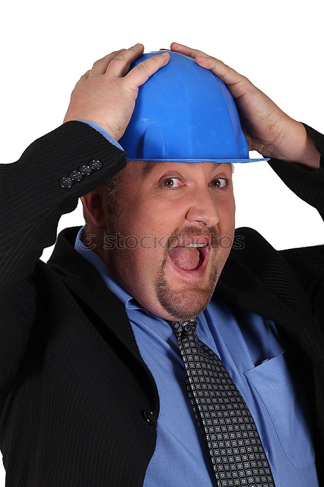 Similar – Image, Stock Photo sick worker. Man Hand