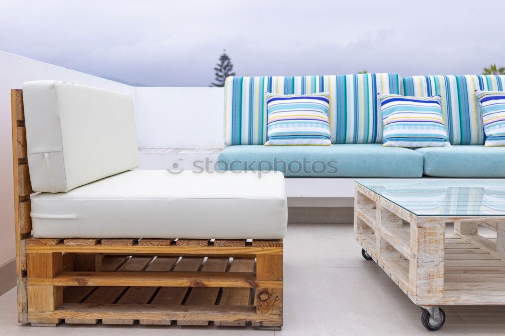 Similar – Image, Stock Photo Six chairs in Henningsvær