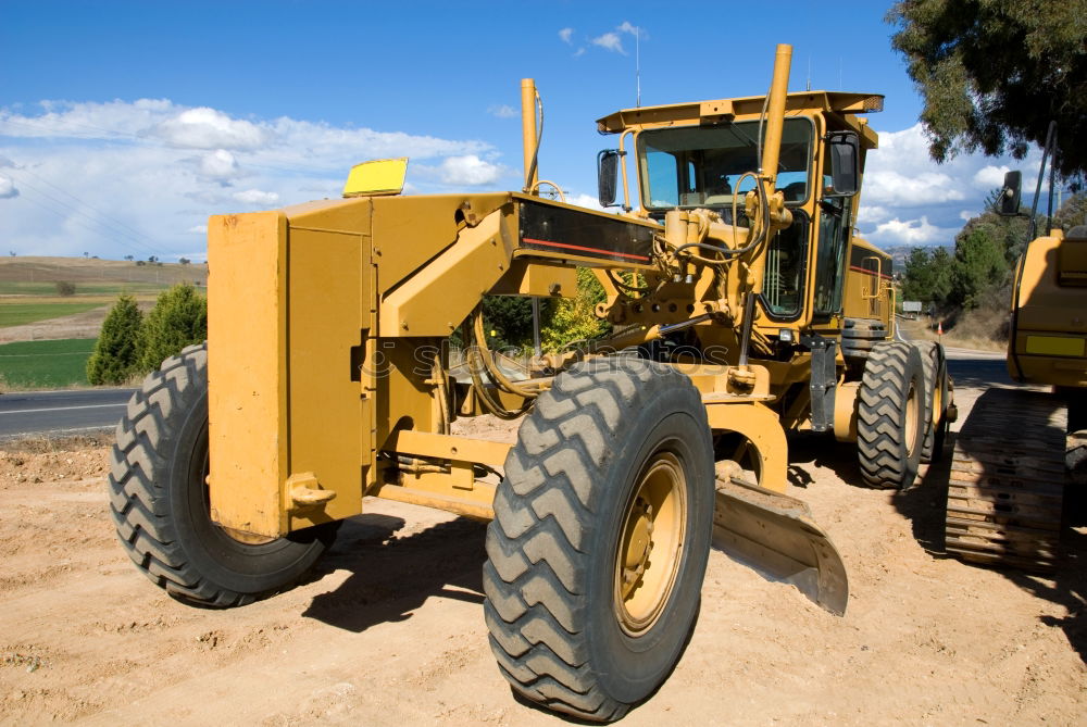 Image, Stock Photo road train Road train