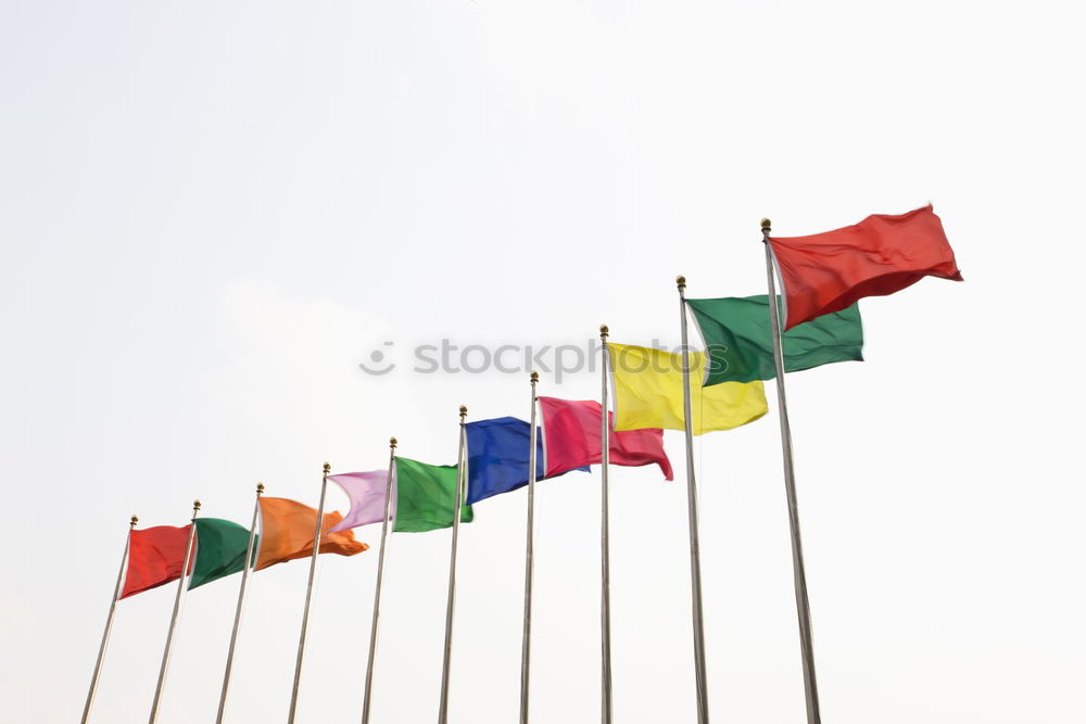 Image, Stock Photo EU Cloudless sky Sign Flag