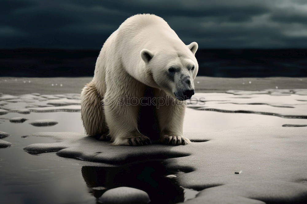 Similar – Image, Stock Photo head shaking polar bear / head shaking polar bear