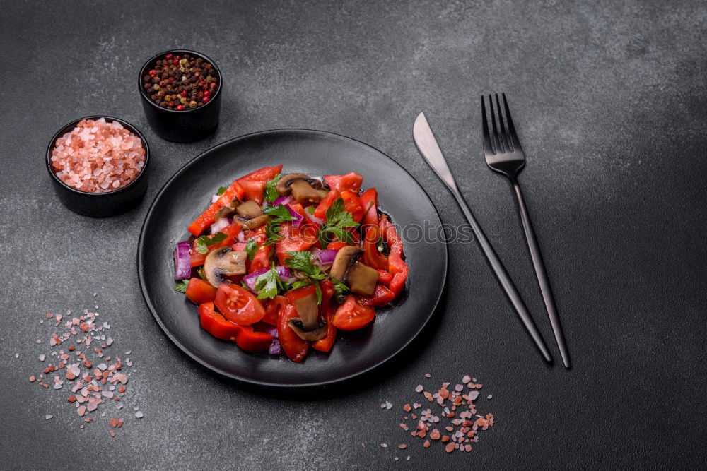 Similar – Image, Stock Photo Cooked vegetables of stew on a bowl