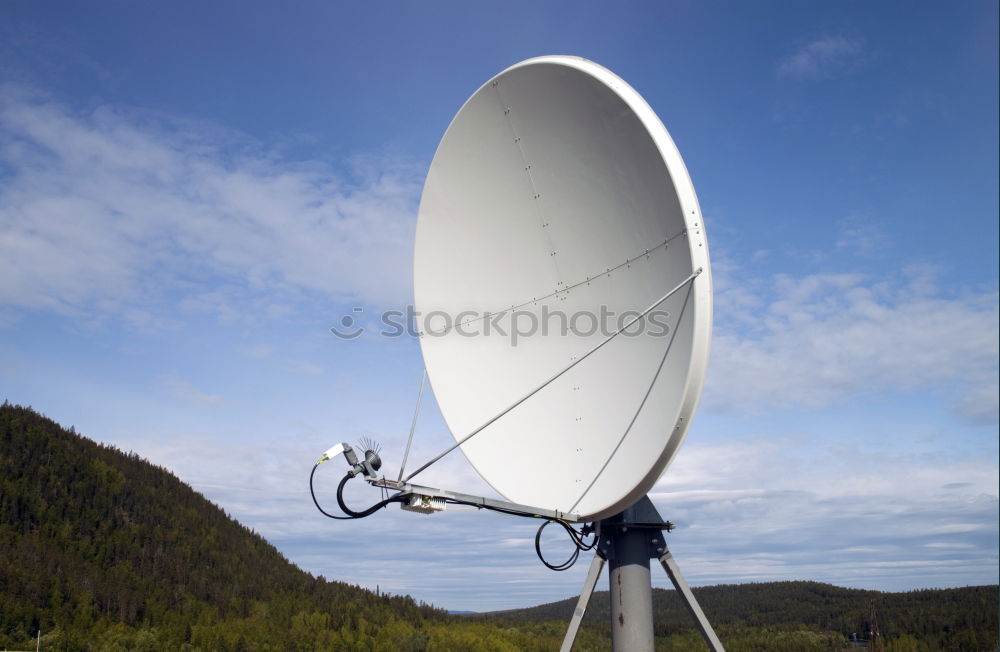 Similar – Image, Stock Photo Sat bowls Clouds Media